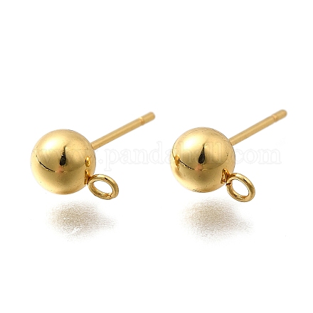 201 фурнитура для сережек-гвоздиков из нержавеющей стали STAS-R156-01G-03-1