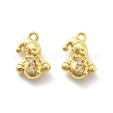 Латунные микро проложить кубического циркония подвески KK-U049-04G-07-1