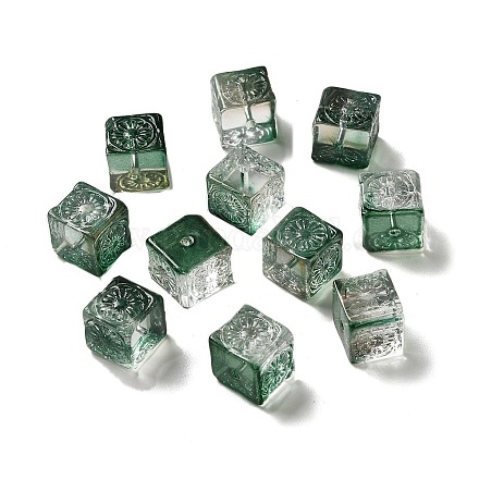 Прозрачные стеклянные бусины GLAA-D025-02C-1