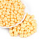Opaque Baking Paint Glass Seed Beads, Round Hole, Rondelle, Light Khaki, 8~8.5x5mm, Hole: 1.2~1.4mm, about 865pcs/pound