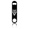 CREATCABIN Flat Bottle Opener Moon Sun Nebula Speed Metal Opener Heavy Duty Bottle Opener Stainless Steel Key for Beer Bartender Pub Bar Drinks Kitchen Restaurant Seniors Man Women Black 1.6x7Inch