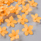 Frosted Acrylic Bead Caps, 20x21.5x4.5mm, Hole: 1.6mm, about 1630pcs/500g