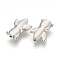 CCB Plastic Beads, Goldfish, Platinum, 24x16x5mm, Hole: 2mm