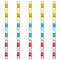 30Pcs 3 Colors Spray Painted Carbon Steel Spring Double-hole Connector Charms, Spiral Tension Spring Links, Mixed Color, 31x10.5x10mm, Hole: 8mm, 10pcs/color