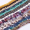 Natural & Synthetic Gemstone Beads Strands, Mixed Shapes, Mixed Color, 5.5~35x5~15mm, Hole: 1mm, about 11~60pcs/strand, 13.6 inch~15.7 inch