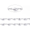 Tarnish Resistant 304 Stainless Steel Link Chains, Soldered, with Spool, Oval, Stainless Steel Color, Oval Link: 3.5x2x0.3mm, Oval: 11x2.5x2mm, about 16.4 Feet(5m)/roll