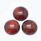 Natural Carnelian Cabochons, Half Round, Dyed, 24.5~25x4~7mm