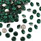 Preciosa® MAXIMA Crystal Round Stones, Czech Crystal, Dura Foiling, Round(431 11 615 Chaton), 50730 Emerald, SS39(8.15~8.4mm)