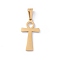 PVD Vacuum Plating 304 Stainless Steel Pendants, Laser Cut, Ankh Cross Charms, Golden, 25x13.5x1mm, Hole: 3.5x7mm