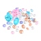 Acrylic Rhinestone Pointed Pointed Back Cabochons, Faceted, Diamond, Mixed Color, 4~19x3~13mm