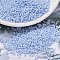 MIYUKI Delica Beads, Cylinder, Japanese Seed Beads, 11/0, (DB1527) Matte Opaque Light Sky Blue AB, 1.3x1.6mm, Hole: 0.8mm, about 100000pcs/500g