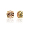 Preciosa® MAXIMA Crystal in Sew-On Cup, Czech Crystal, 719 37 080 Chaton(Round), Golden, 90300 Light Peach, SS34(7.05~7.25mm)