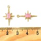 Латунные микро проложить кубического циркония подвески KK-M277-08G-03-3