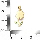 Латунные микро проложить кубического циркония подвески KK-V002-24G-02-3