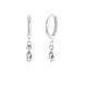 Серьги-кольца в форме капли из стерлингового серебра s925 HY5244-2-1