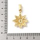 Латунные микро проложить кубического циркония подвески KK-U047-10G-3