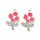 Rhinestone сплава эмали подвески ENAM-K020-01C-2