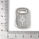 Латунные микро проложить кубического циркония подвески KK-M322-30P-3