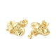 Подвески из кубического циркония с покрытием из латуни KK-O142-28G-2