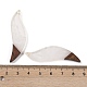 Большие подвески из смолы и дерева WOOD-F015-18H-3