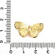 Звенья из латуни с прозрачным кубическим цирконием KK-D356-20G-3