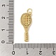 Подвески из латуни и прозрачного циркония с покрытием стойки KK-L216-058G-3
