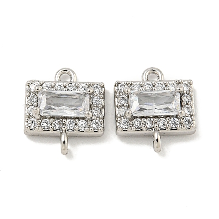 Латунные подвески из прозрачного кубического циркония KK-P275-44P-1
