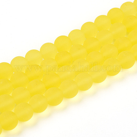 Прозрачные стеклянные бусины GLAA-T032-T10mm-MD12-1