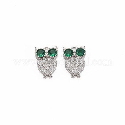 Латунные микро проложить кубического циркония подвески KK-S364-254-1