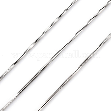 Круглые цепи-змейки из нержавеющей стали марки 304 CHS-L001-163-0.9mm-P01-1