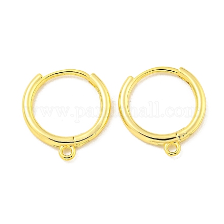 Латунная фурнитура для серег EJEW-L211-012D-G-1