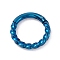 Twisted Ring Hoop Earrings for Girl Women, Chunky 304 Stainless Steel Earrings, Blue, 8.5x1.3mm, 16 Gauge(1.3mm)