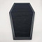 Felt Letter Boards, Changeable Message Boards, Halloween Coffin Shape, Black, 403x283x18.5mm