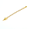 304 Stainless Steel Chain Extender, with Lobster Claw Clasps & Curb Chains, Golden, 70x3mm