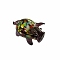 Handmade Lampwork 3D Pig Figurines, for Home Desktop Decoration, Medium Orchid, 40mm