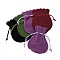 Velvet Bags Drawstring Jewelry Pouches, for Party Wedding Birthday Candy Pouches, Mixed Color, 13.5x10.5cm