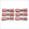 Faux Suede Patches, Costume Ornament Accessories, for Magic Tape Hair Clip Making, Bow, Pink, 14x53x8mm