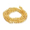 Natural Amber Beads Strands, Round, 5~5.5mm, Hole: 0.5mm, about 100pcs/Strand, 18.31 inch(46.5cm)