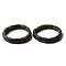 Natural Dragon Blood Bead Stretch Bracelets for Women Men, Bamboo, Inner Diameter: 2-3/8 inch(6.15cm), Bead: 10.5~11x16.5~17.5x6.5~7mm