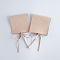 Microfiber Jewelry Storage Gift Pouches, Envelope Bags with Flap Cover, for Jewelry, Watch Packaging, Square, Dark Salmon, 8x8cm