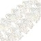 Electroplate Transparent Glass Beads Strands, Fish, Clear AB, 8x15x5~6mm, Hole: 1mm, about 49~50pcs/strand, 15.75 inch(40cm)