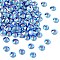Preciosa® MAXIMA Crystal No Hotfix Flatback Stones, Czech Crystal, Dura Foiling, Round(438 11 615 Chaton Rose), 30050 200 Sapphire AB, SS10(2.7~2.9mm)