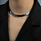 Synthetic Non-magnetic Hematite Arrow Beaded Necklaces with Steel Clasps, 15.75 inch(40cm)