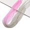 Transparent Gradient Color Glass Beads Strands, Segmented Multi-color Beads, Faceted Round, Hot Pink, 2x2.5mm, Hole: 0.8mm, about 175~180pcs/strand, 13.78~14.4''(35~36cm)