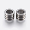 Tarnish Resistant 304 Stainless Steel Beads, Large Hole Beads, Column, Stainless Steel Color, 10x8mm, Hole: 6.5mm