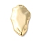 Brass Pendants, Cadmium Free & Nickel Free & Lead Free, Irregular Shape, Real 18K Gold Plated, 25x15x3mm, Hole: 1.7x2mm