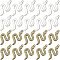 80Pcs 2 Colors Tibetan Style Alloy Pendants, Cadmium Free & Lead Free, Snake, Antique Bronze & Antique Silver, 24x13x3mm, Hole: 1.2mm, 40pcs/color