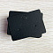 Kraft Paper Earring Display Cards, Jewelry Display Cards, Rectangle, 4.5x3.2cm, 100pcs/bag.