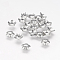 Tarnish Resistant 304 Stainless Steel 5-Petal Flower Bead Caps, Stainless Steel Color, 5.8x1.8mm, Hole: 0.7mm, about 1000pcs/bag