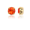 Preciosa® MAXIMA Crystal in Sew-On Cup, Czech Crystal, 719 37 081 Chaton(Round), Golden, 90040 Hyacinth, SS39(8.15~8.4mm)